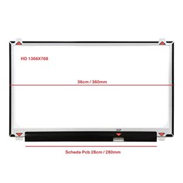 Display LCD HP PROBOOK 450 G2 F5R46AV 15,6 LED HD 1366X768 30 PIN