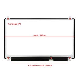 Display LCD Asus A543  15,6 LED FHD IPS 1920X1080 30 PIN