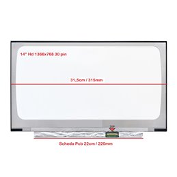 Display LCD ASUS VIVOBOOK F420UA-BV 14" LED HD 1366X768 30 PIN