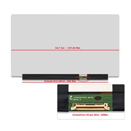 Display LCD Asus VIVOBOOK S15 S513UA  15,6" OLED FHD 1920X1080 30 PIN IPS
