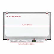 Display LCD ASUS VIVOBOOK A407U-ABV363T 14" LED HD 1366X768 30 PIN