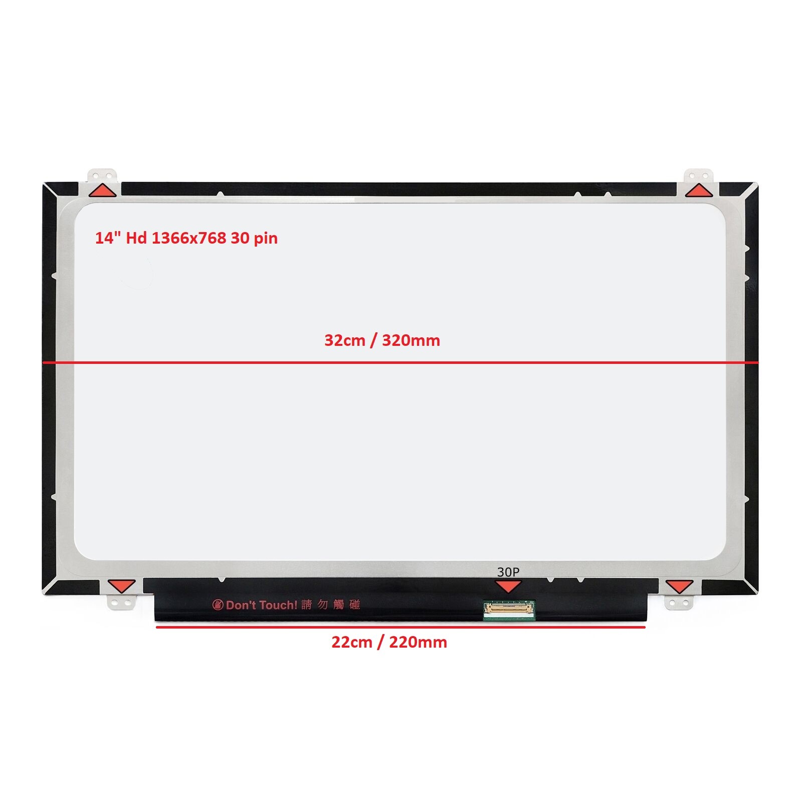 Écran LCD 14" Pour Asus R420M - 1366x768 HD, Connecteur 30 Pins, Garantie 1 An