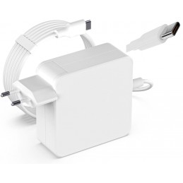 Alimentatore Universale Type C - 87W USB-C per Apple MacBook A1450 A1534 A1540 A1646