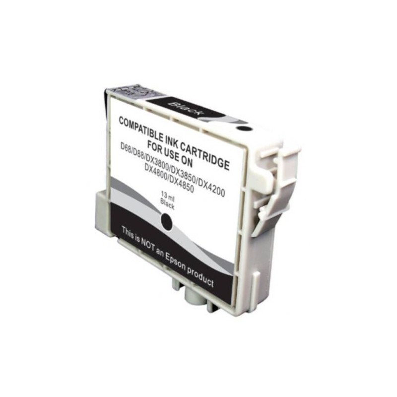 Cartuccia Inkjet per Epson T0611 Stylus D68 D88 DX3800 DX3850 DX4800 DX4850 nera