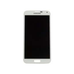 Display + touchscreen per Samsung Galaxy s5 i9600 SM-G900F white ORIGINALE