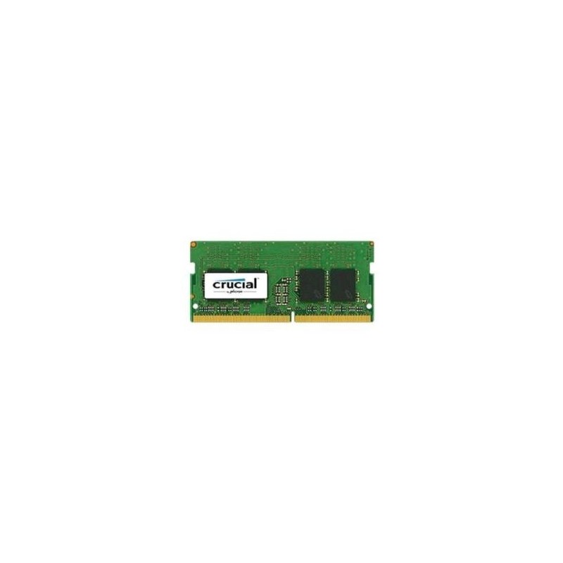 MEMORIA CRUCIALRAM 4GB 2.133 MHz TIPOLOGIA SODIMM TECNOLOGIA DDR4 CT4G4SFS8213