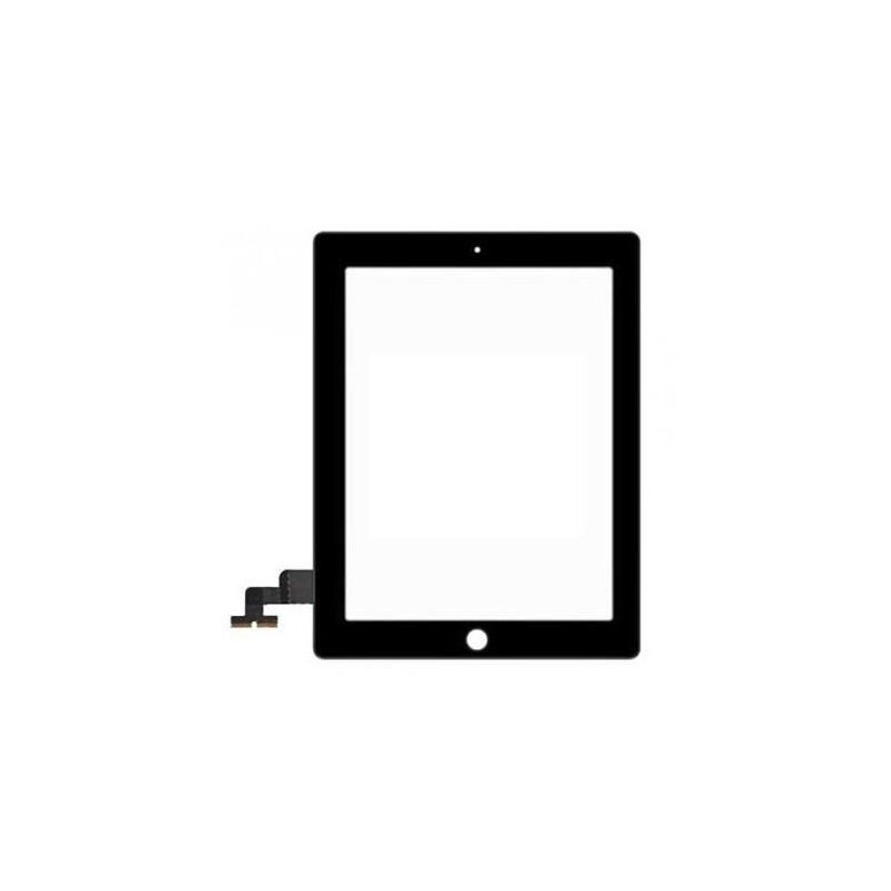 Touch Screen Ipad 2 A1395 A1396 A1397  nero completo di tasto home e adesivi Altissima Qualità