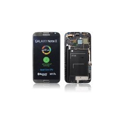 TOUCH SCREEN ORIGINALE + LCD SAM N7100 NOTE 2 GRIGIO (GH97-14112B)