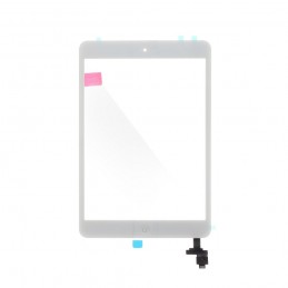 Touch screen vetro Apple iPad Mini A1432 A1454 A1455 Bianco completo connettore e flat tasto home.