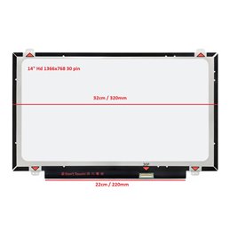 B140XTN02.4 Display lcd schermo led Slim 30 pin wxga hd (1366x768)