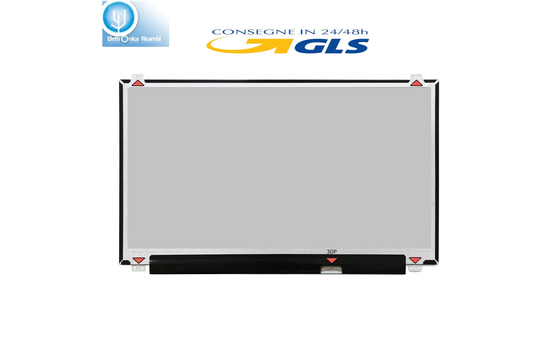 NV156FHM-N47 DISPLAY LCD  15.6 WideScreen (13.6"x7.6")  LED 30 pin IPS