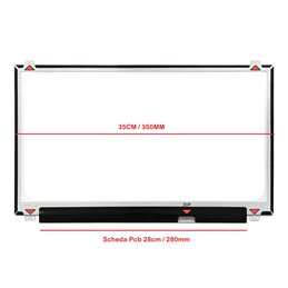 LP156WF9(SP)(F1) DISPLAY LCD  15.6 WideScreen (13.6"x7.6")  LED 30 pin IPS