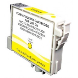 Cartuccia Inkjet compatibile Epson Stylus R200 R220 R300 R320 RX500 RX600 T0484 yellow