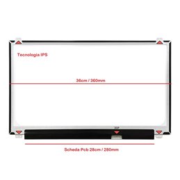 N156HCE-EBA REV.C1 DISPLAY LCD  15.6 WideScreen (13.6"x7.6") LED